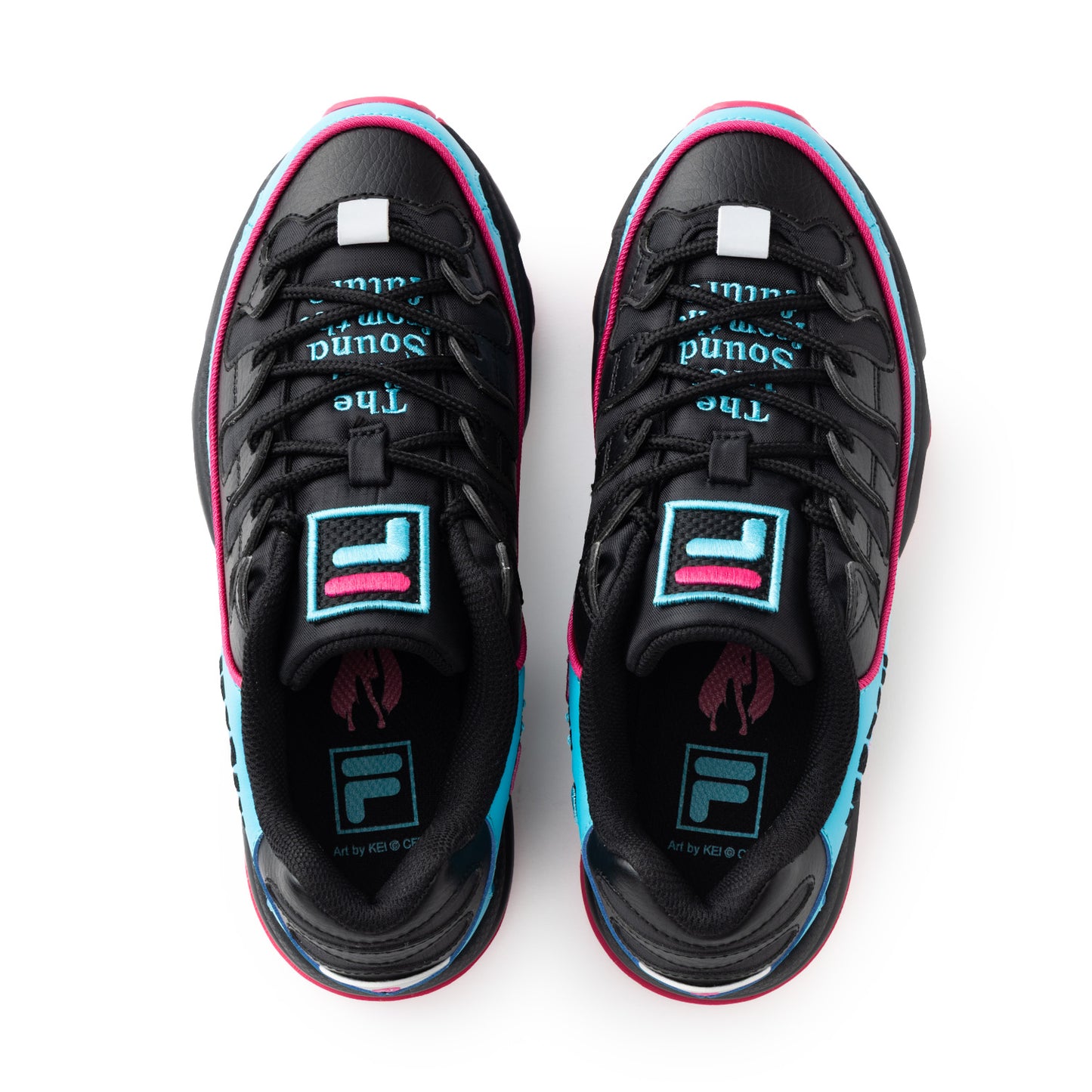 フィラ 初音ミク FILA SILVER TRAINER× MIKU BLACK/BLUE/PINK メンズ レディース スニーカー 108470-001