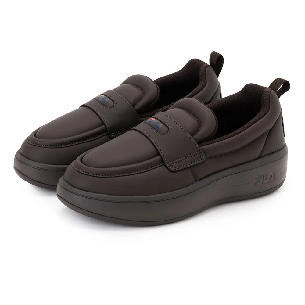 フィラ スパーバブルローファー FILA SUPER BUBBLE LOAFER Coffee Bean/Chinese Red /Peacoat レディース スニーカー 100981-217