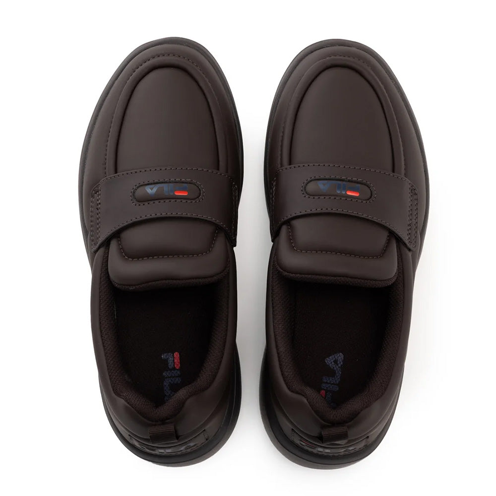 フィラ スパーバブルローファー FILA SUPER BUBBLE LOAFER Coffee Bean/Chinese Red /Peacoat レディース スニーカー 100981-217