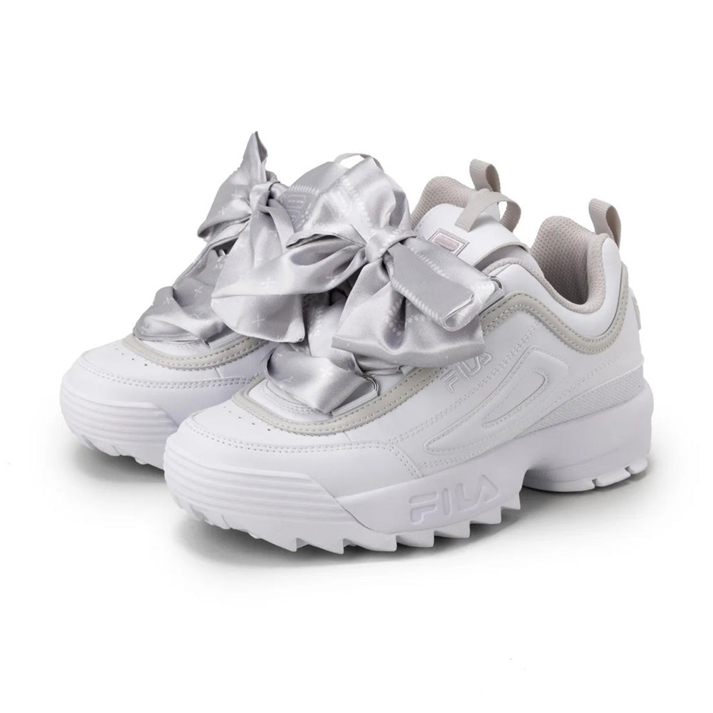 フィラ ディスラプター2スカーフ FILA DISRUPTOR 2 SCARF PURE WHITE/Silver レディース スニーカー 101021-100