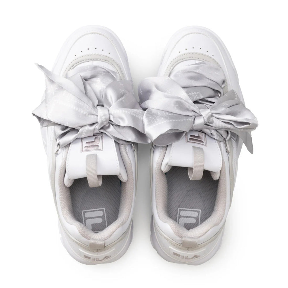 フィラ ディスラプター2スカーフ FILA DISRUPTOR 2 SCARF PURE WHITE/Silver レディース スニーカー 101021-100