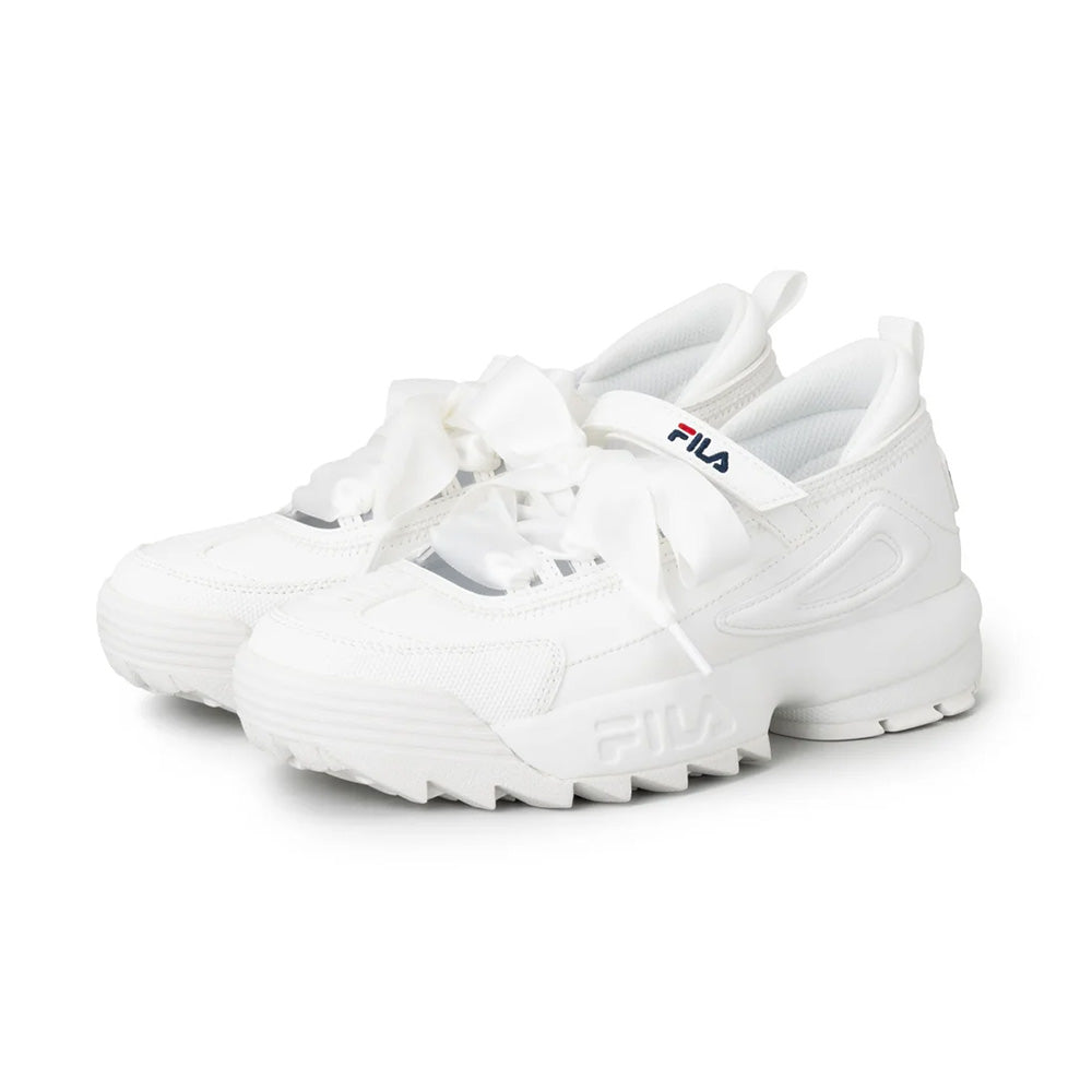 フィラ ディスラプターバレエ FILA DISRUPTOR BALLET BRIGHT WHITE/Peacoat/CHINESE RED レディース スニーカー 101024-100