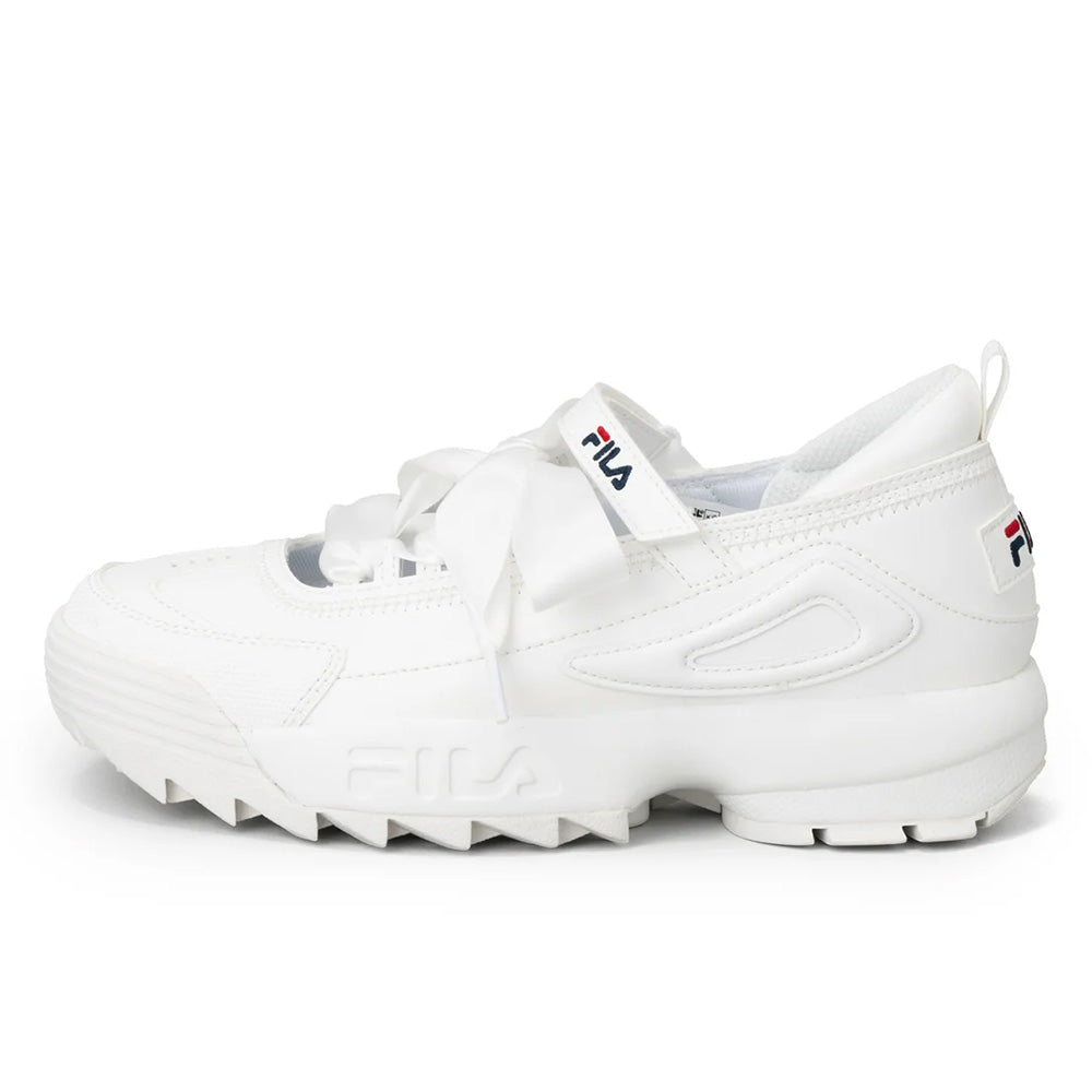 フィラ ディスラプターバレエ FILA DISRUPTOR BALLET BRIGHT WHITE/Peacoat/CHINESE RED レディース スニーカー 101024-100