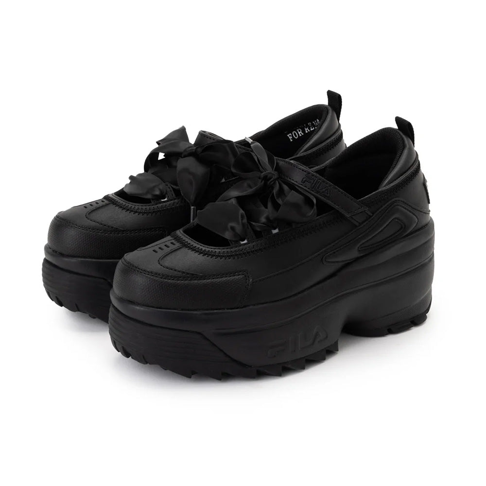 フィラ ディスラプターウェッジバレエ FILA DISRUPTOR WEDGE BALLET BLACK レディース スニーカー 101978-014