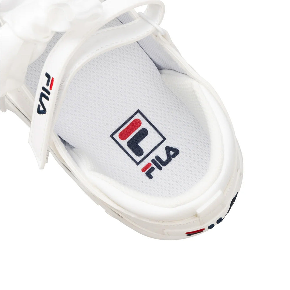 フィラ ディスラプターウェッジバレエ FILA DISRUPTOR WEDGE BALLET Bright White/Chinese Red/Peacoat レディース スニーカー 101978-100