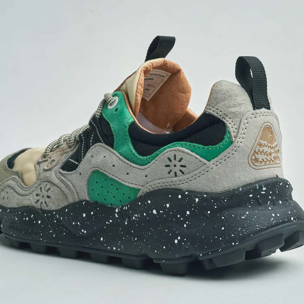 フラワーマウンテン ヤマノスリー Flower MOUNTAIN YAMANO3 Beige/Green メンズ レディース スニーカー FM63093