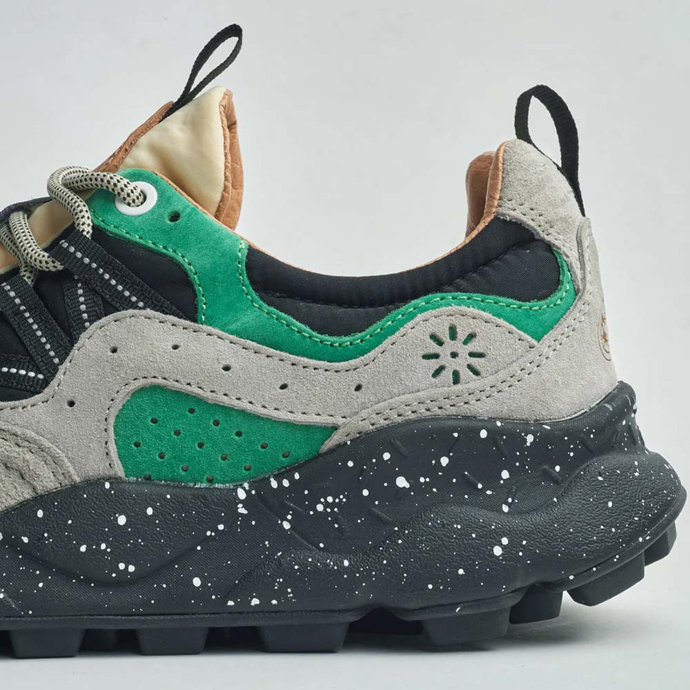 フラワーマウンテン ヤマノスリー Flower MOUNTAIN YAMANO3 Beige/Green メンズ レディース スニーカー FM63093