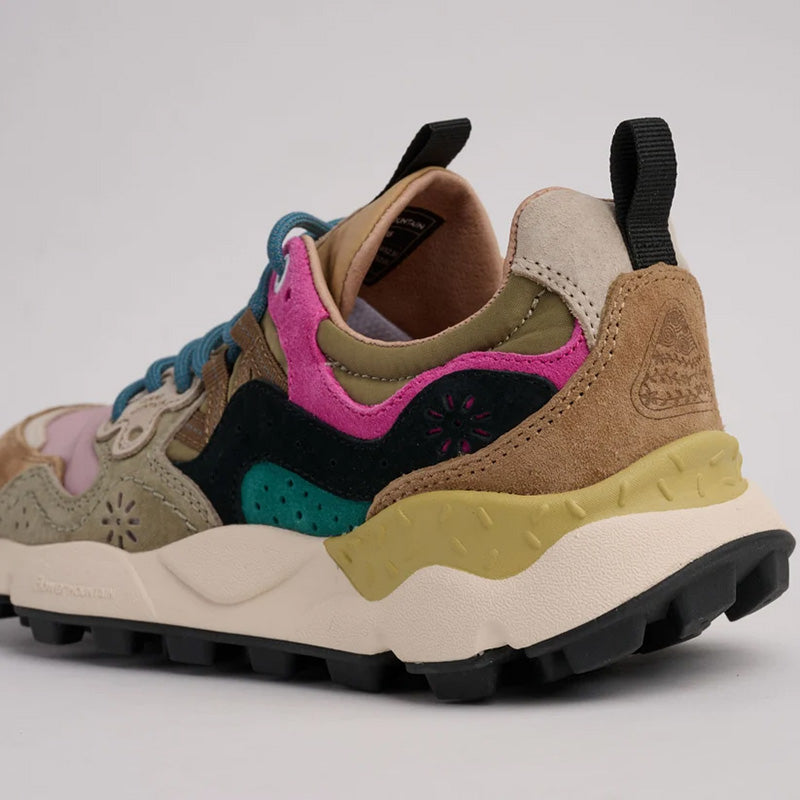 フラワーマウンテン ヤマノ Flower MOUNTAIN YAMANO Peach/Camel/Gray レディース メンズ スニーカー FM63876