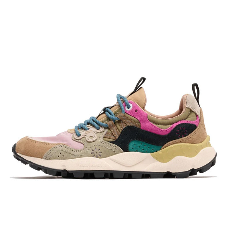 フラワーマウンテン ヤマノ Flower MOUNTAIN YAMANO Peach/Camel/Gray レディース メンズ スニーカー FM63876