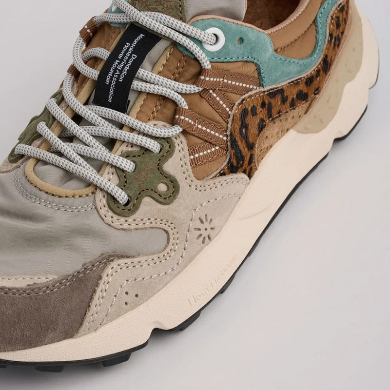フラワーマウンテン ヤマノ Flower MOUNTAIN YAMANO Gray/Stone/Leopard レディース メンズ スニーカー FM63888