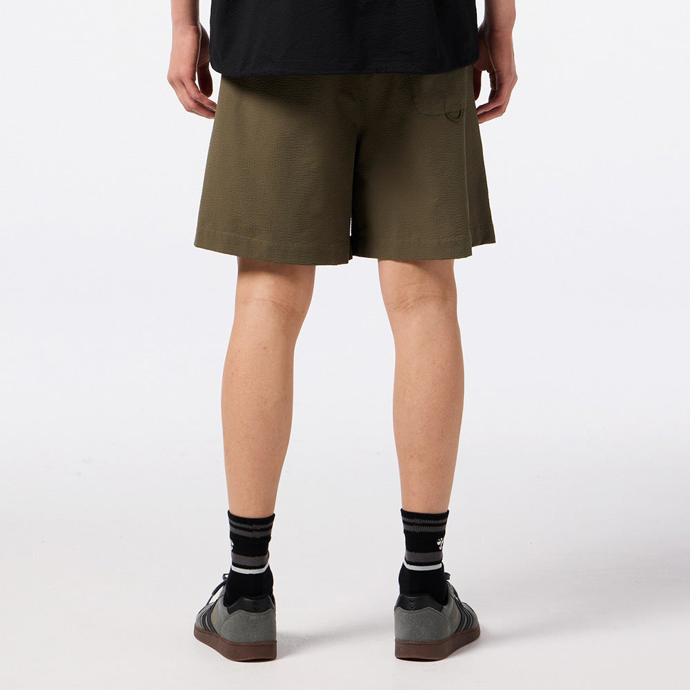 ヒュンメル PLAY シアサッカーハーフパンツ hummel PLAY SEERSUCKER HALF PANTS カーキ メンズ パンツ HAW4237HP-591
