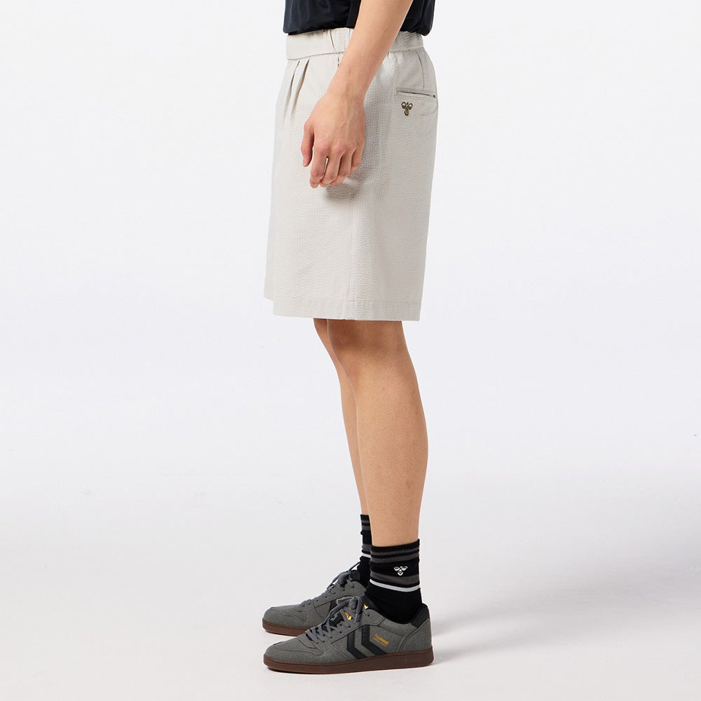 ヒュンメル PLAY シアサッカーハーフパンツ hummel PLAY SEERSUCKER HALF PANTS シルバーバーチ メンズ パンツ HAW4237HP-951