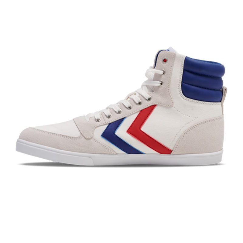 ヒュンメル SLIMMER STADIL HIGH hummel スリマー スタディル ハイ WHITE/BLUE/RED/GUM メンズ レディース スニーカー HM063511-9228