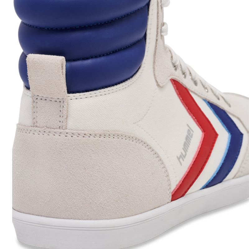 ヒュンメル SLIMMER STADIL HIGH hummel スリマー スタディル ハイ WHITE/BLUE/RED/GUM メンズ レディース スニーカー HM063511-9228