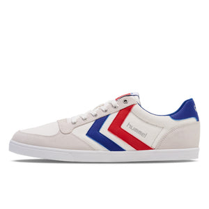 hummel スリマー スタディル ロー WHITE/BLUE/RED/GUM HM063512-9228
