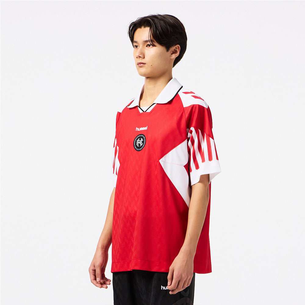ヒュンメル H.FC ゲームシャツ hummel H.FC GAME SHIRTS クリムゾンレッド メンズ Tシャツ HAG3033-233