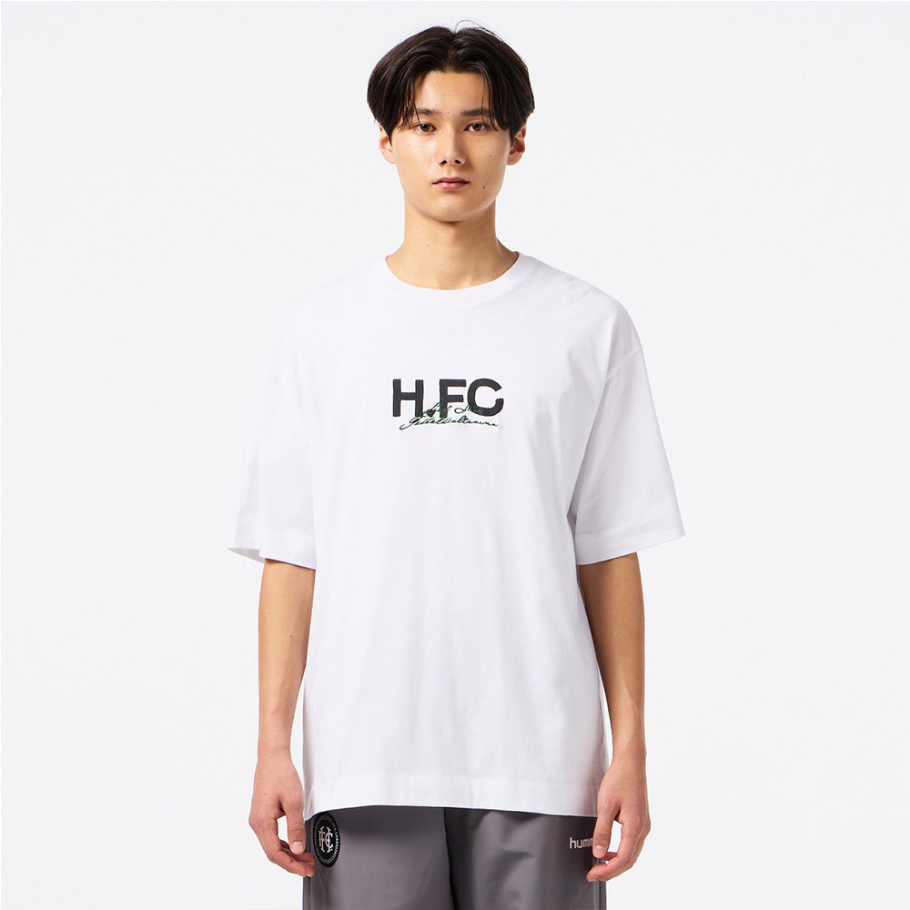 ヒュンメル H.FC ロゴTシャツ hummel H.FC LOGO T-SHIRTS ホワイト メンズ Tシャツ HAP4231-10