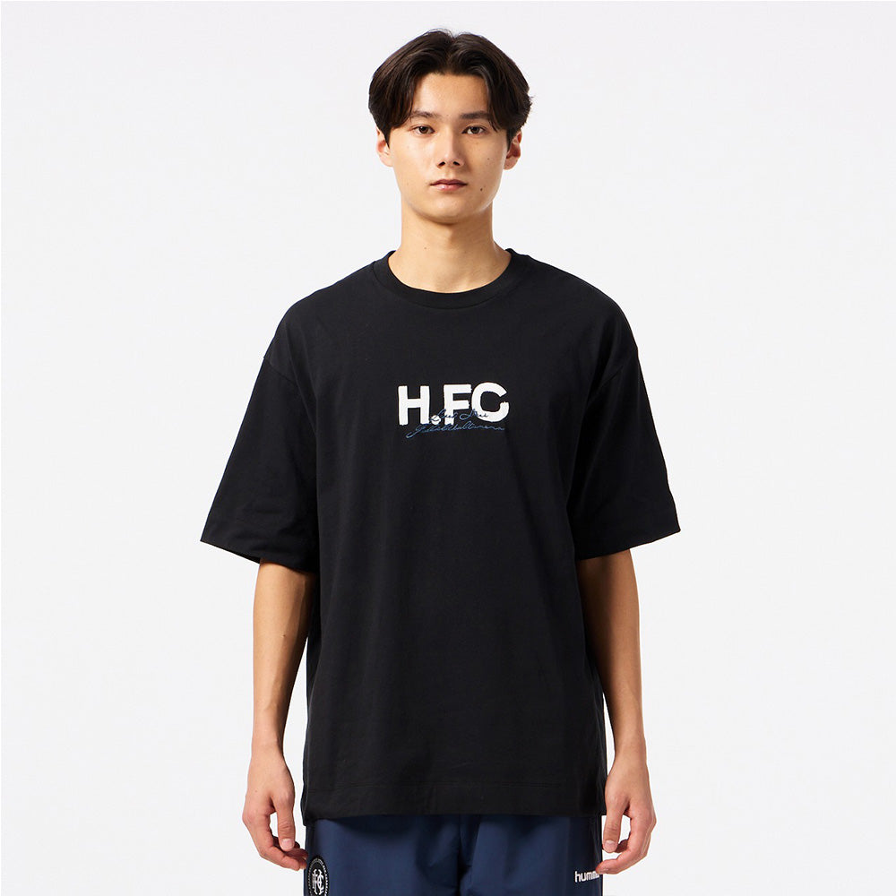 ヒュンメル H.FC ロゴTシャツ hummel H.FC LOGO T-SHIRTS ブラック メンズ Tシャツ HAP4231-90
