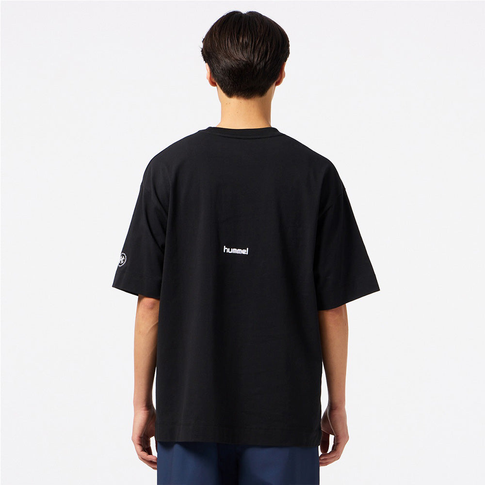ヒュンメル H.FC ロゴTシャツ hummel H.FC LOGO T-SHIRTS ブラック メンズ Tシャツ HAP4231-90