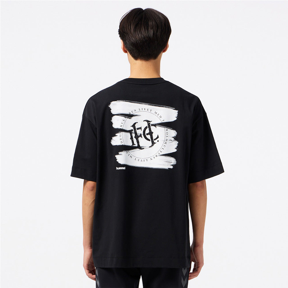 ヒュンメル H.FC グラフィックTシャツ hummel H.FC GRAPHIC T-SHIRTS ブラック メンズ Tシャツ HAP4232-90