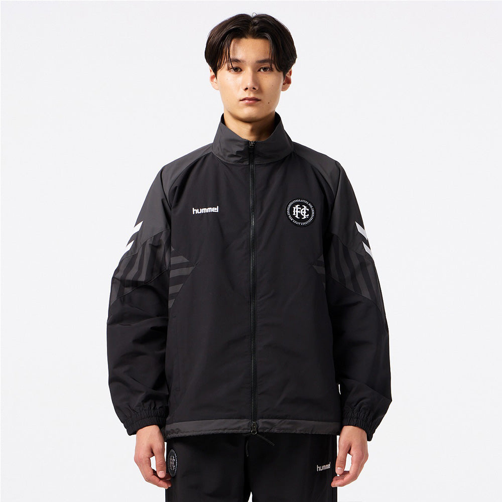 ヒュンメル H.FC ウーブンジャケット hummel H.FC WOVEN JACKET ブラック メンズ ジャケット HAW2204-90