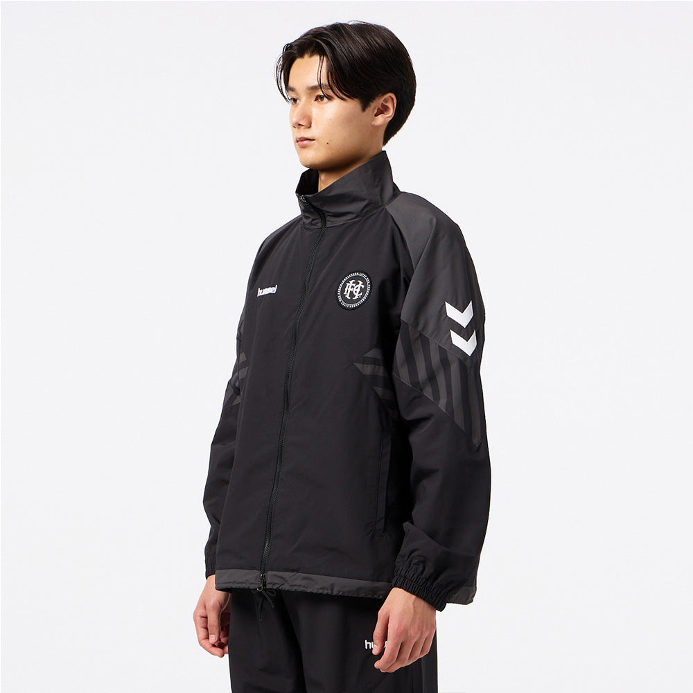 ヒュンメル H.FC ウーブンジャケット hummel H.FC WOVEN JACKET ブラック メンズ ジャケット HAW2204-90