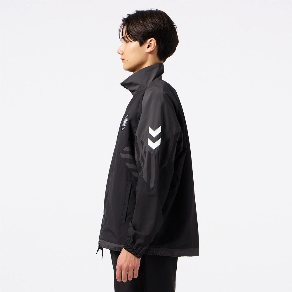 ヒュンメル H.FC ウーブンジャケット hummel H.FC WOVEN JACKET ブラック メンズ ジャケット HAW2204-90