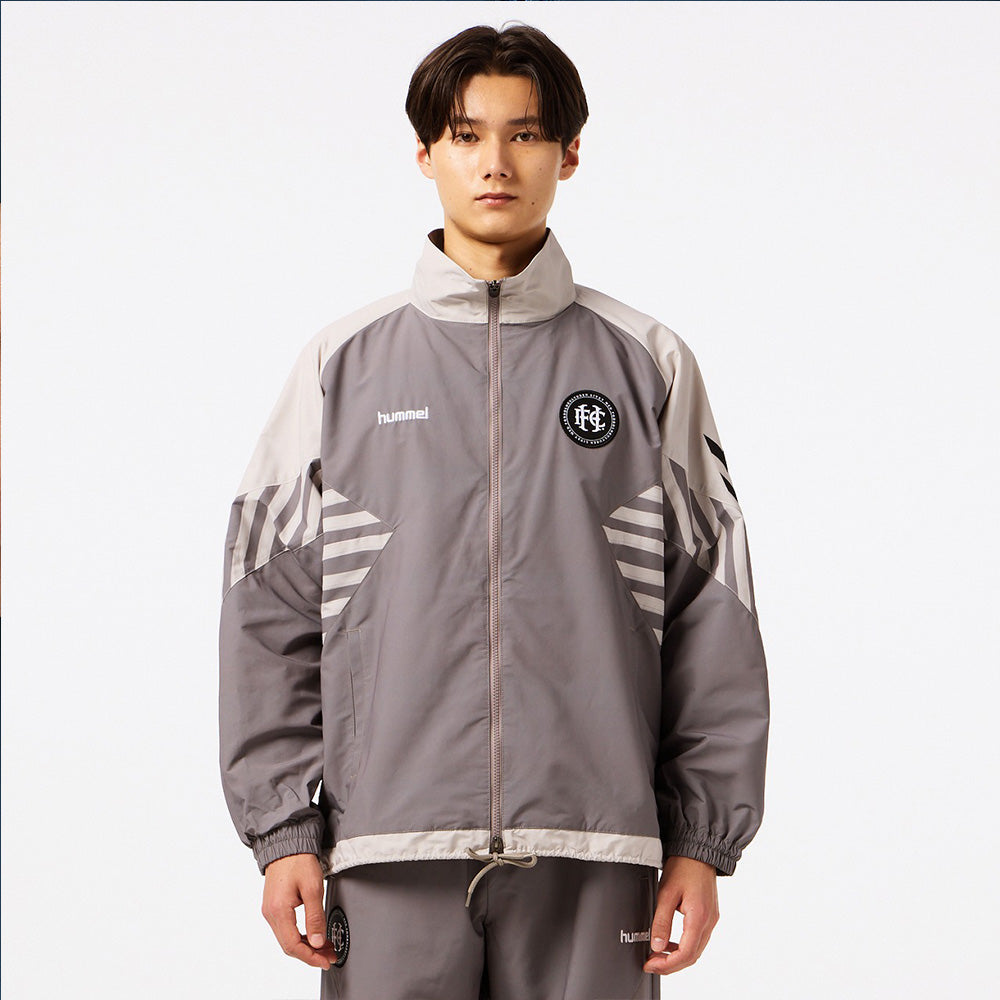 ヒュンメル H.FC ウーブンジャケット hummel H.FC WOVEN JACKET ブラッシュドグレー メンズ ジャケット HAW2204-993