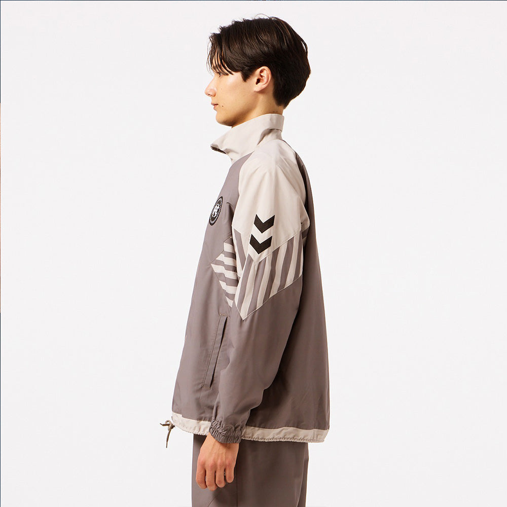 ヒュンメル H.FC ウーブンジャケット hummel H.FC WOVEN JACKET ブラッシュドグレー メンズ ジャケット HAW2204-993