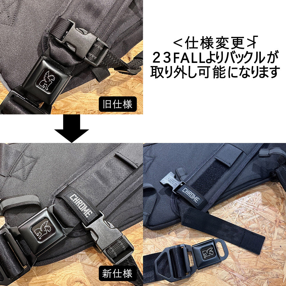 クローム カデット スリング バッグ CHROME KADET SLING BAG BLACK TARP ボディバッグ ★★防水 9L BG196BKTP