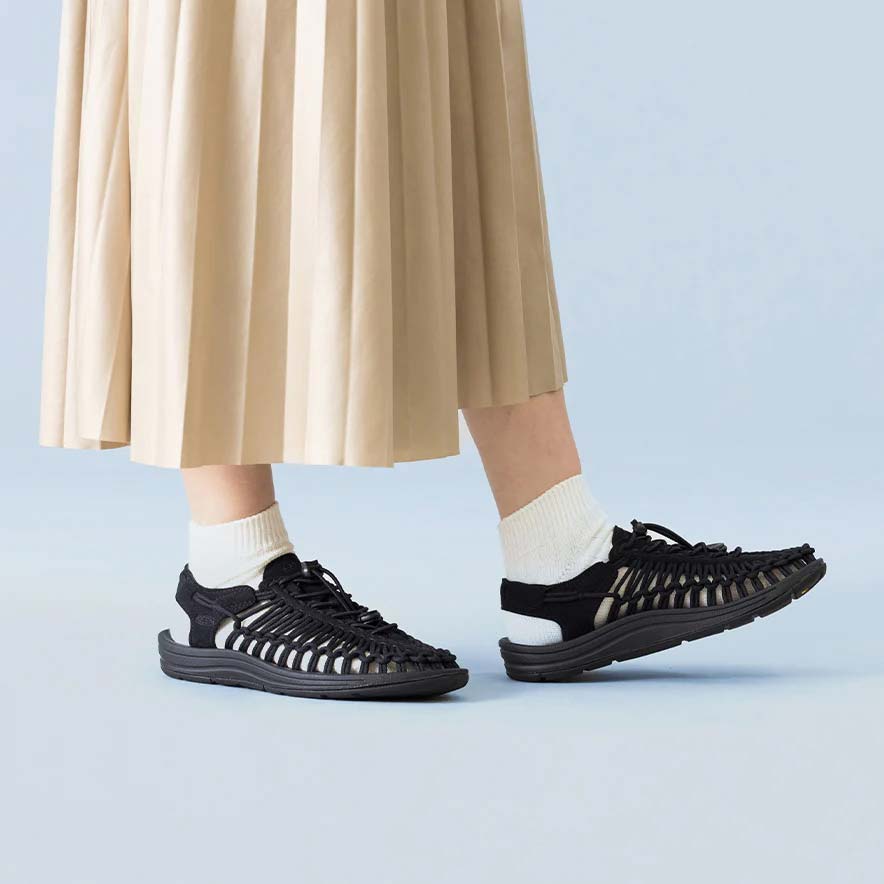 キーン ウィメンズ ユニーク KEEN UNEEK W-Black/Black レディース サンダル 1014099