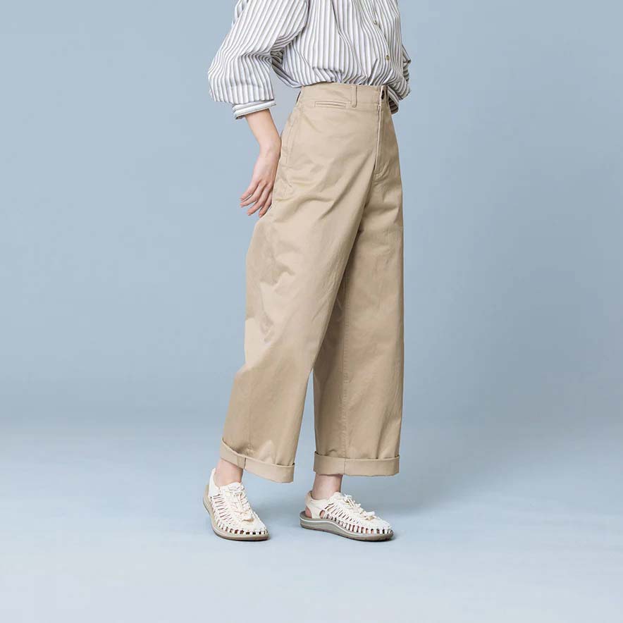 キーン ウィメンズ ユニーク KEEN UNEEK W-White Cap/Cornstalk レディース サンダル 1018698