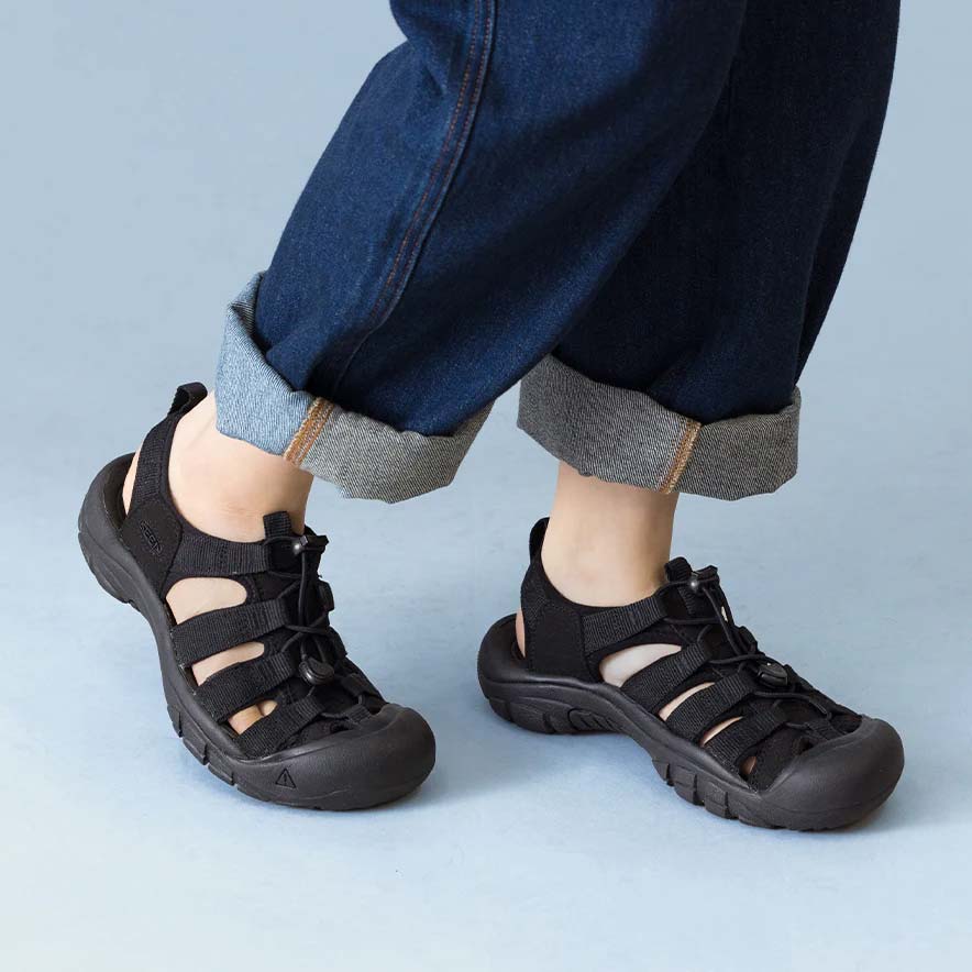 キーン ウィメンズ ニューポート エイチツー KEEN NEWPORT H2 W-TRIPLE BLACK レディース サンダル 1025028