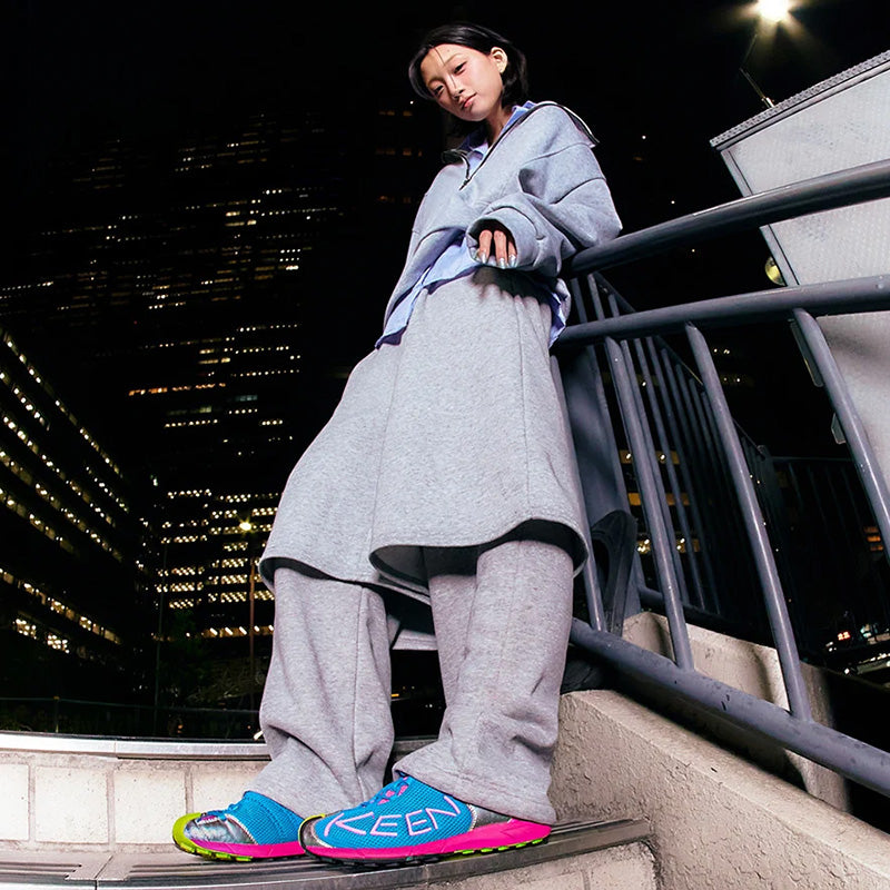 キーン エーエイティーシックス KEEN A86 SWEDISH BLUE/SHOCKING PINK レディース スニーカー 1032846