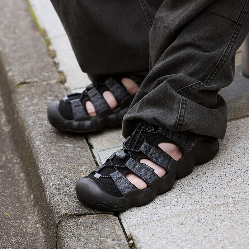 キーン ハイパーポート エイチツー KEEN HYPERPORT H2 BLACK/STEEL GREY メンズ サンダル 1028652