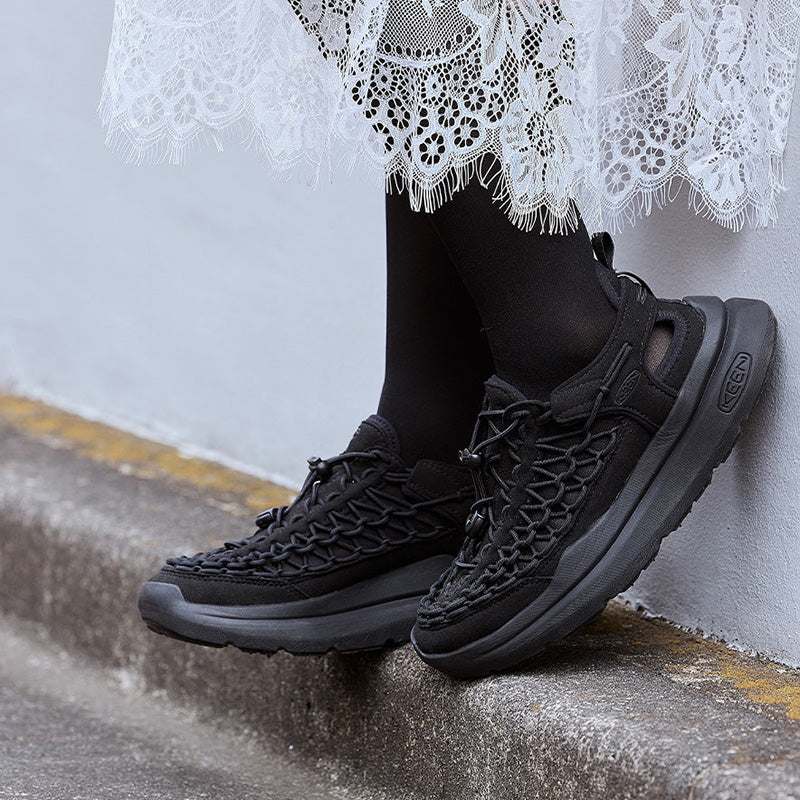 キーン ユニーク ダブルケー KEEN UNEEK WK BLACK/BLACK レディース サンダル 1030269