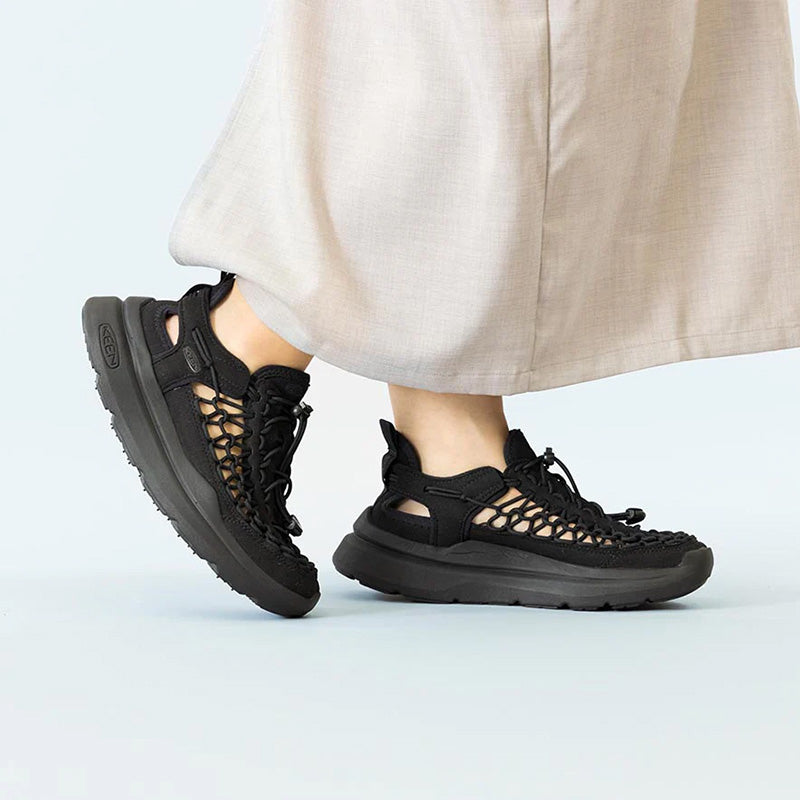 キーン ユニーク ダブルケー KEEN UNEEK WK BLACK/BLACK レディース サンダル 1030269