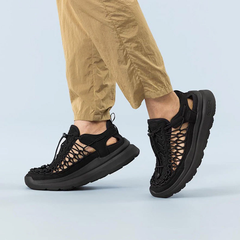 キーン ユニーク ダブルケー KEEN UNEEK WK BLACK/BLACK メンズ サンダル 1030271