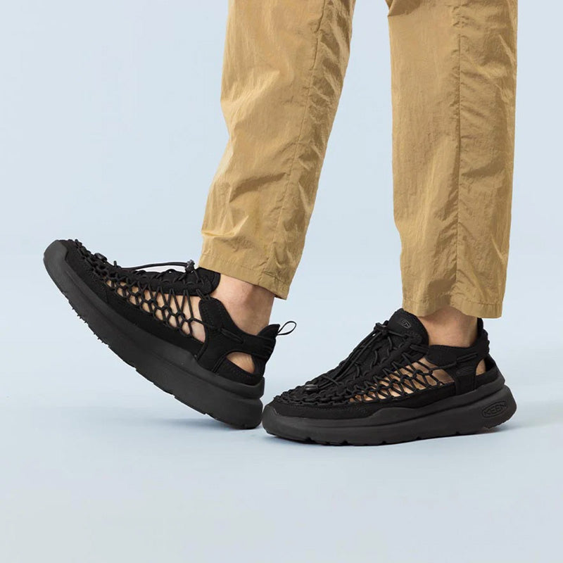 キーン ユニーク ダブルケー KEEN UNEEK WK BLACK/BLACK メンズ サンダル 1030271