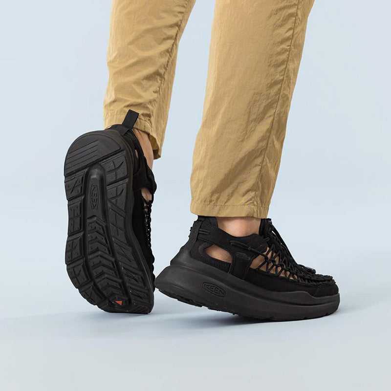 キーン ユニーク ダブルケー KEEN UNEEK WK BLACK/BLACK メンズ サンダル 1030271