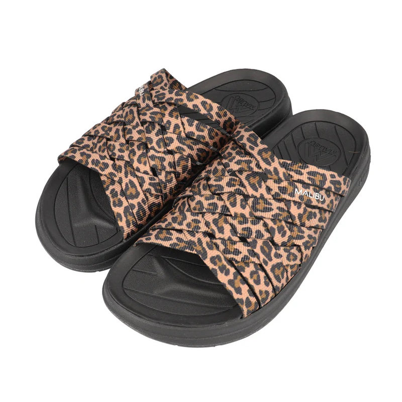 マリブサンダルズ ズマ MALIBUSANDALS ZUMA LEOPARD/BLACK レディース サンダル MS020074