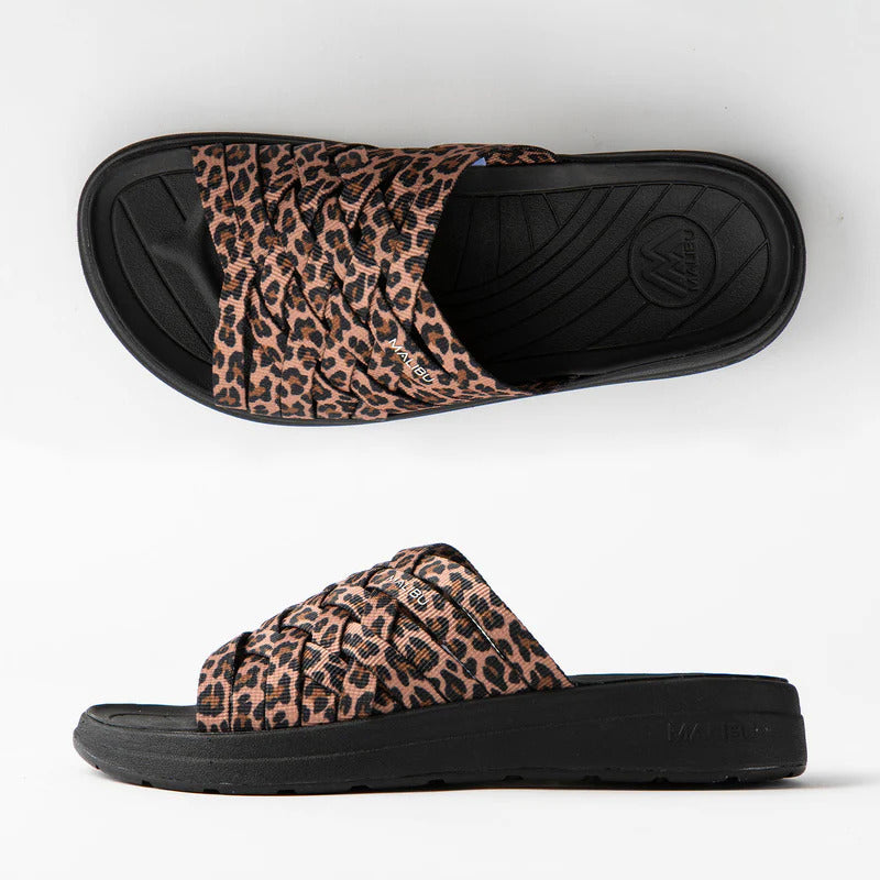 マリブサンダルズ ズマ MALIBUSANDALS ZUMA LEOPARD/BLACK レディース サンダル MS020074