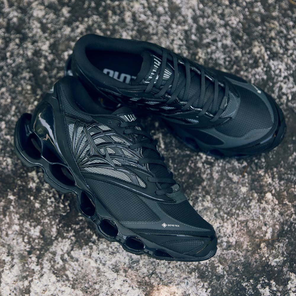 ミズノ MIZUNO WAVE PROPHECY LS GTX ブラック メンズ レディース スニーカー GORE-TEX ゴアテックス 防水透湿  D1GA256001