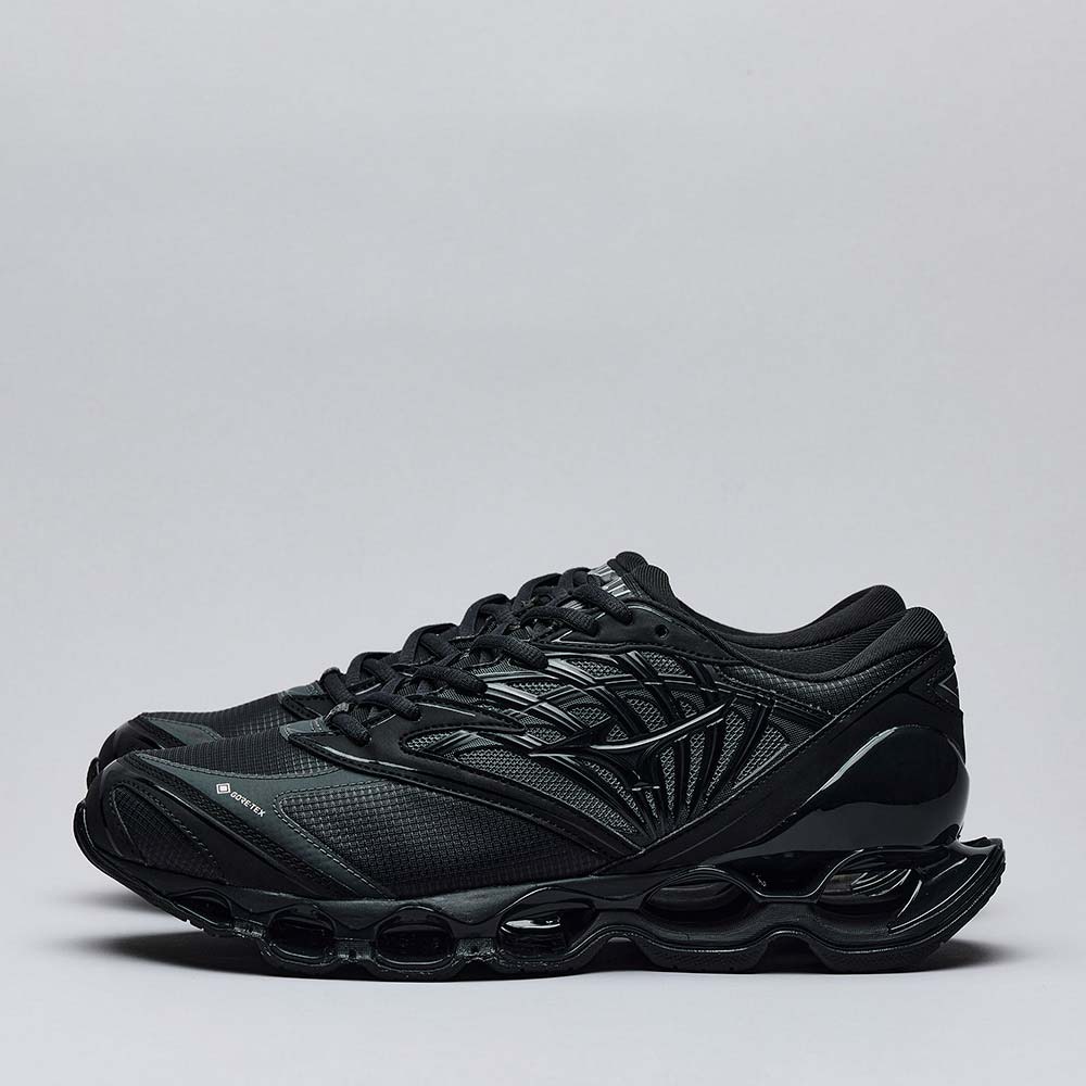 ミズノ MIZUNO WAVE PROPHECY LS GTX ブラック メンズ レディース スニーカー GORE-TEX ゴアテックス 防水透湿  D1GA256001