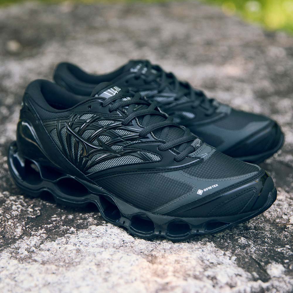 ミズノ MIZUNO WAVE PROPHECY LS GTX ブラック メンズ レディース スニーカー GORE-TEX ゴアテックス 防水透湿  D1GA256001