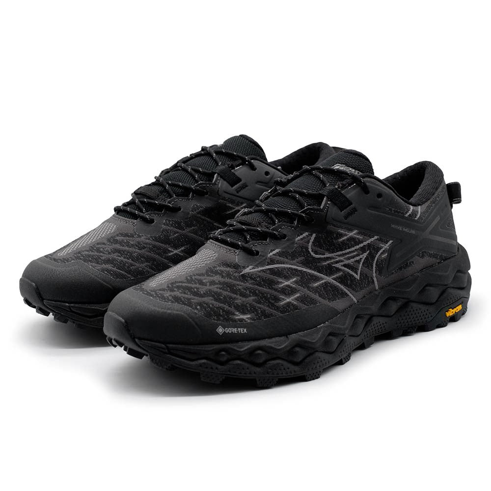 ミズノ ウエーブムジンLS ゴアテックス MIZUNO WAVE MUJIN LS GTX ブラック メンズ スニーカー 防水シューズ D1GA250102