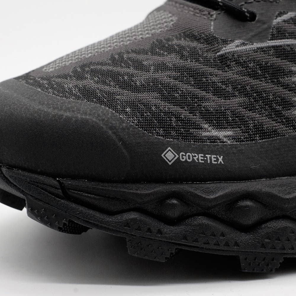 ミズノ ウエーブムジンLS ゴアテックス MIZUNO WAVE MUJIN LS GTX ブラック メンズ スニーカー 防水シューズ D1GA250102
