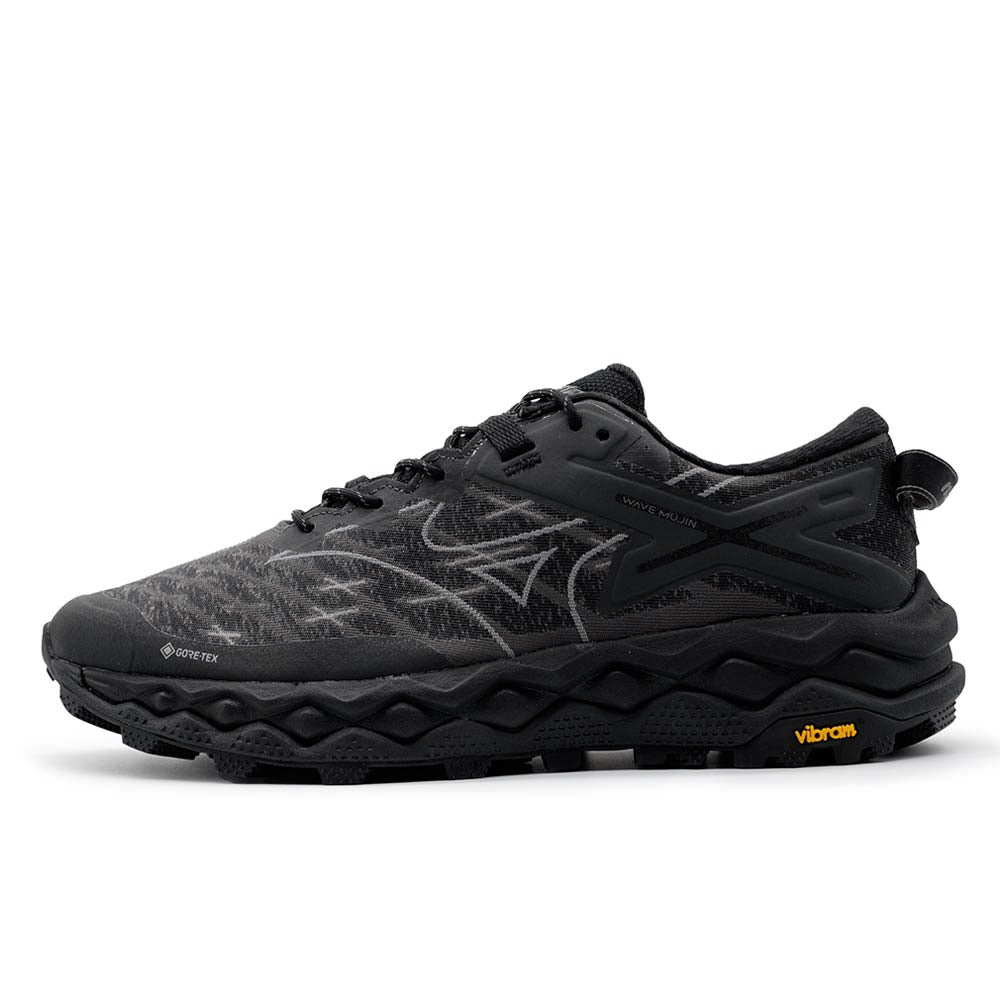 ミズノ ウエーブムジンLS ゴアテックス MIZUNO WAVE MUJIN LS GTX ブラック メンズ スニーカー 防水シューズ D1GA250102
