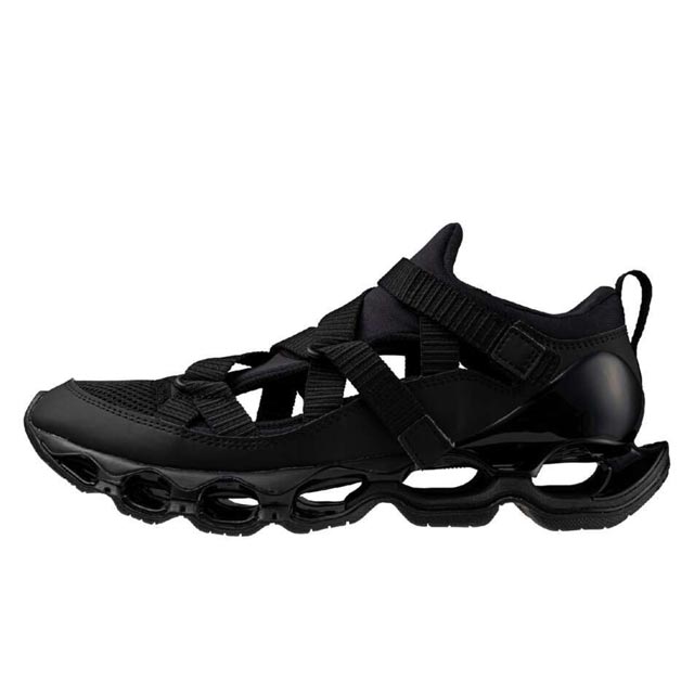 ミズノ MIZUNO WAVE PROPHECY STRAP ブラック メンズ レディース スニーカー D1GA251903