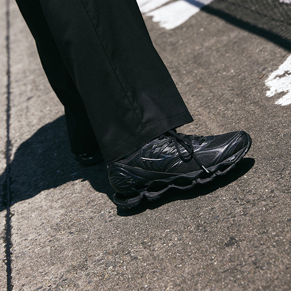 ミズノ MIZUNO WAVE PROPHECY LS ブラック メンズ レディース スニーカー D1GA333701